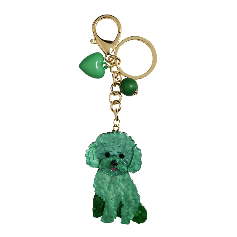 AMORINO SRL - Wholesale Keychain - Women's - RESIN KEYCHAIN WITH DOG - FT2476B7571