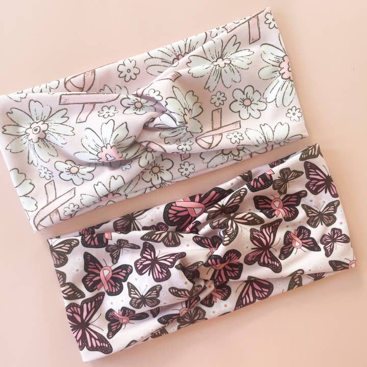 New Breast Cancer Awareness Headband for wholesale by ChellyHomeCo