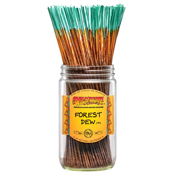Wild Berry 11" Incense Sticks Forest Dew for wholesale by Dip and Glow