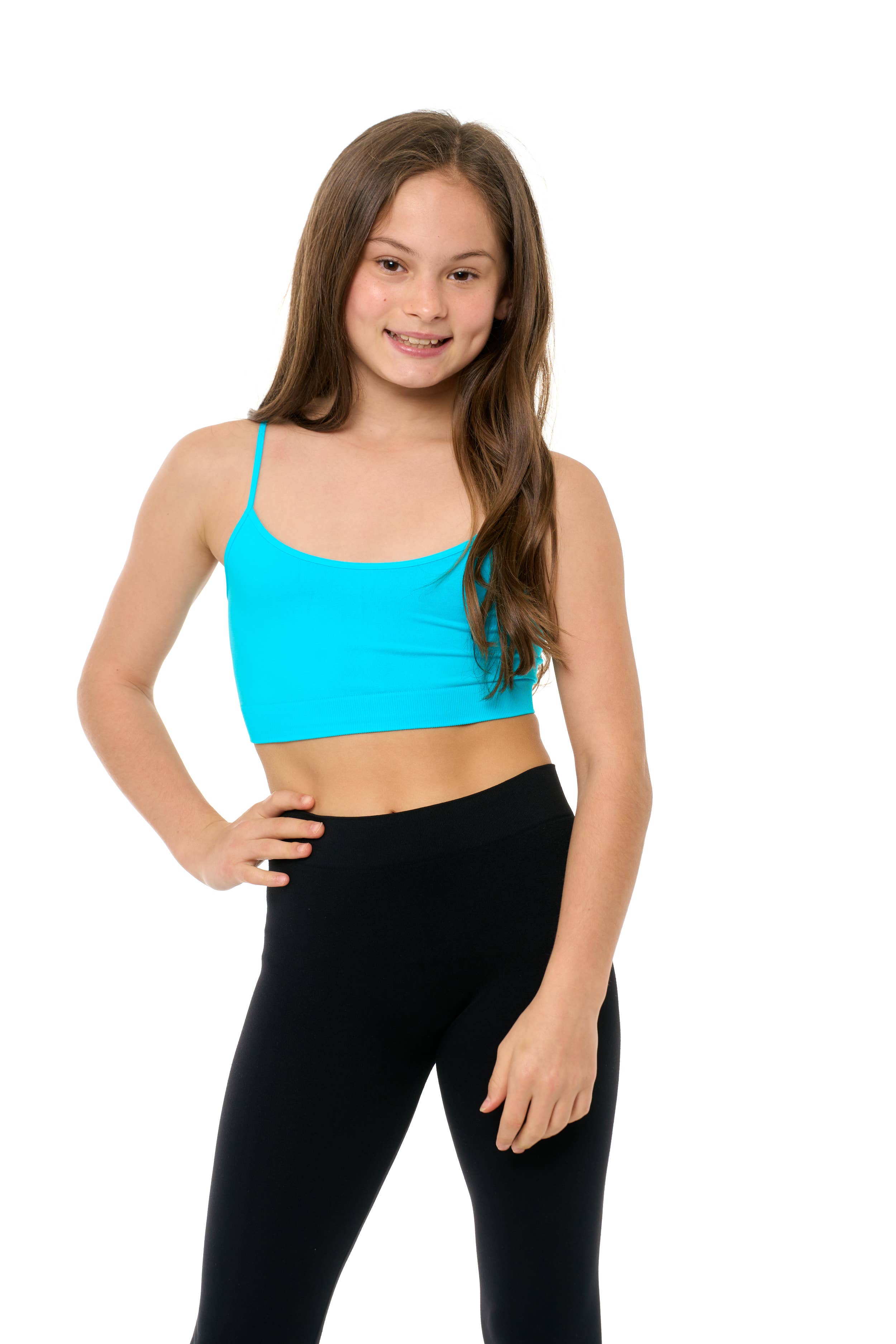 Malibu Sugar - Vente Débardeur – enfant - Bandeau Cami Sans Couture Filles Taille Unique - Tant de Couleurs !23
