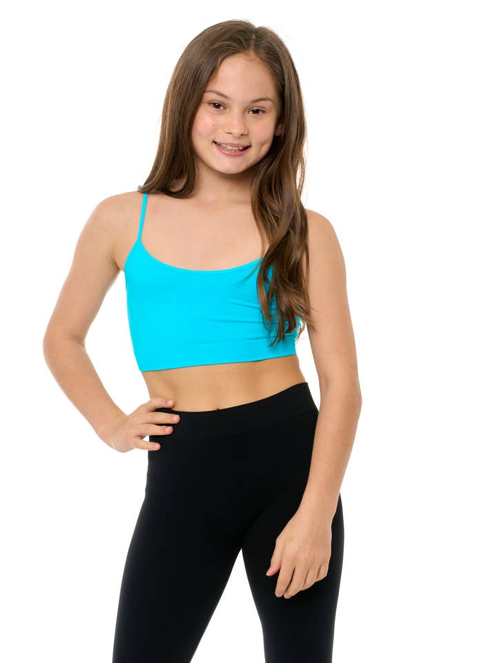 Malibu Sugar - Vente Débardeur – enfant - Bandeau Cami Sans Couture Filles Taille Unique - Tant de Couleurs !23