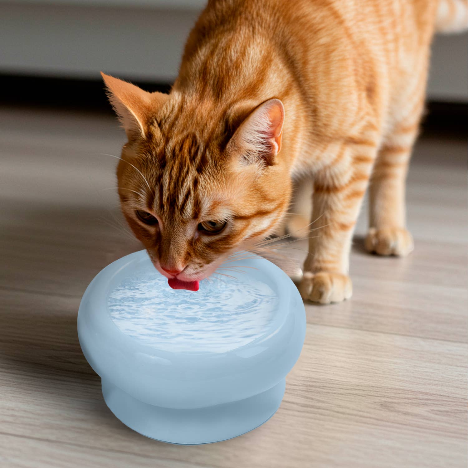 Precious Tails - Wholesale Pet Bowl - Cat/Dog - Abstract bubble Shaped Stoneware Elevated Pet Bowl12