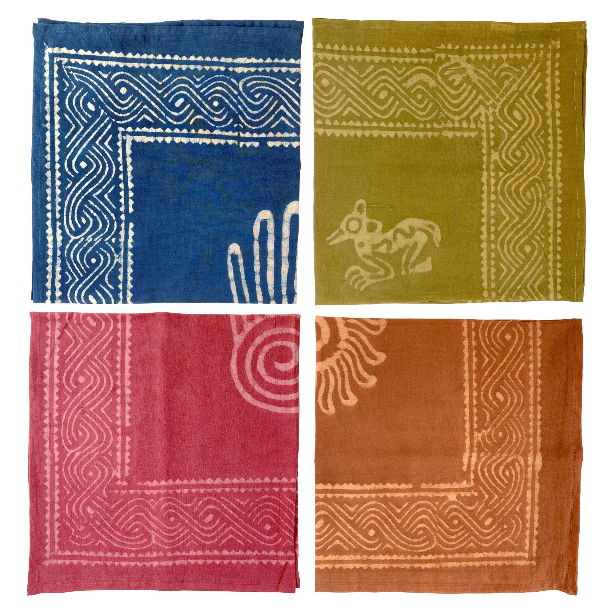 Tesoros Trading Company - Vente Serviette de plage - Tissu en coton précolombien teint naturellement, Inde6