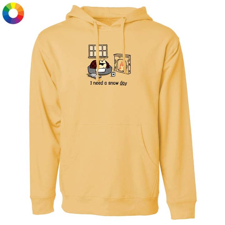 Ik heb een sneeuwdag nodig - Sweatshirt Pullover Hoodie voor wholesale door Teddy the Dog