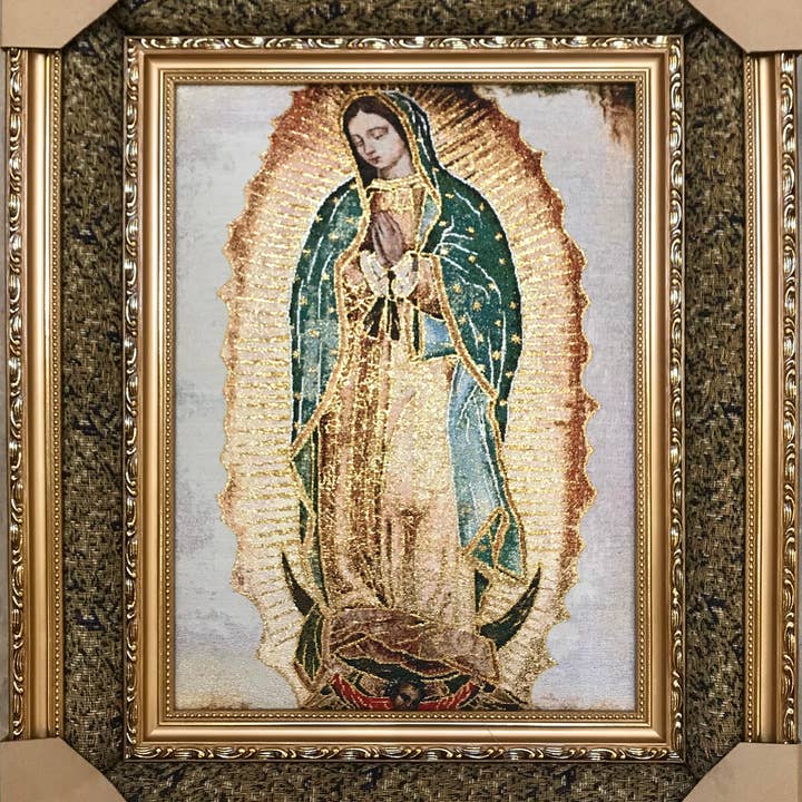 Geweven wandtapijt in frame: Guadalupe- * voor wholesale door Tobin Tate