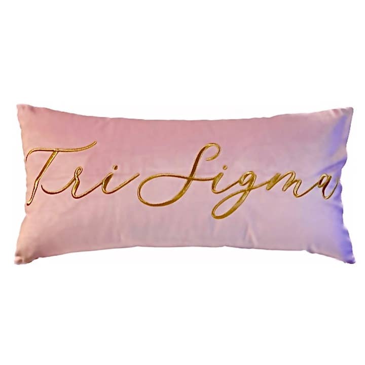 Over The Moon Greek - Wholesale Lumbar Pillow - Sorority VINTAGE VEGAS Embroidered Lumbar Pillow17
