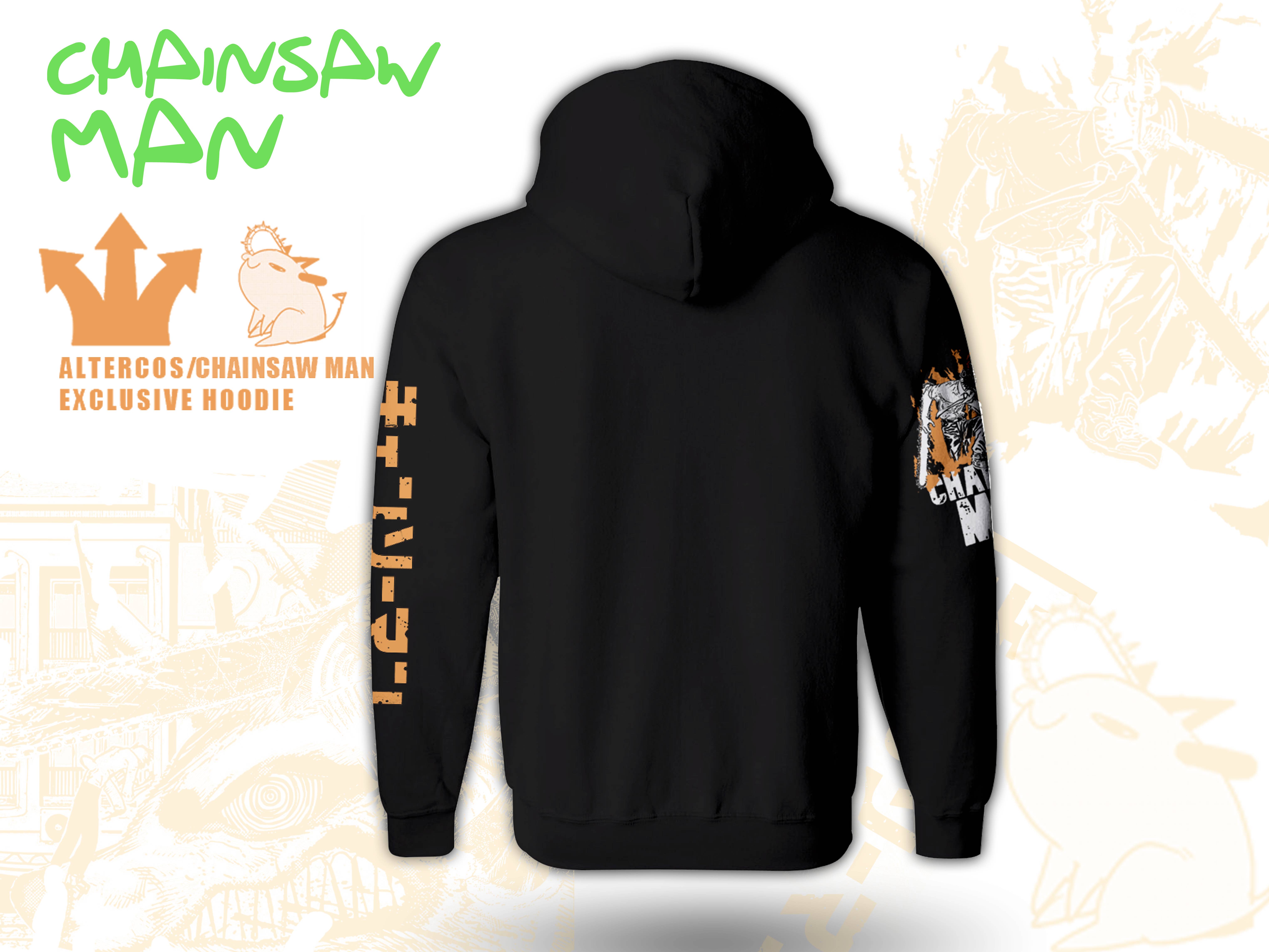 Altercos - Wholesale Hoodie - Unisex - Chainsaw Man Hoodie2