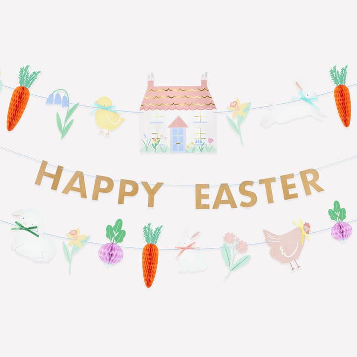 Easter Vegetable Garden Garland Set for wholesale by Meri Meri