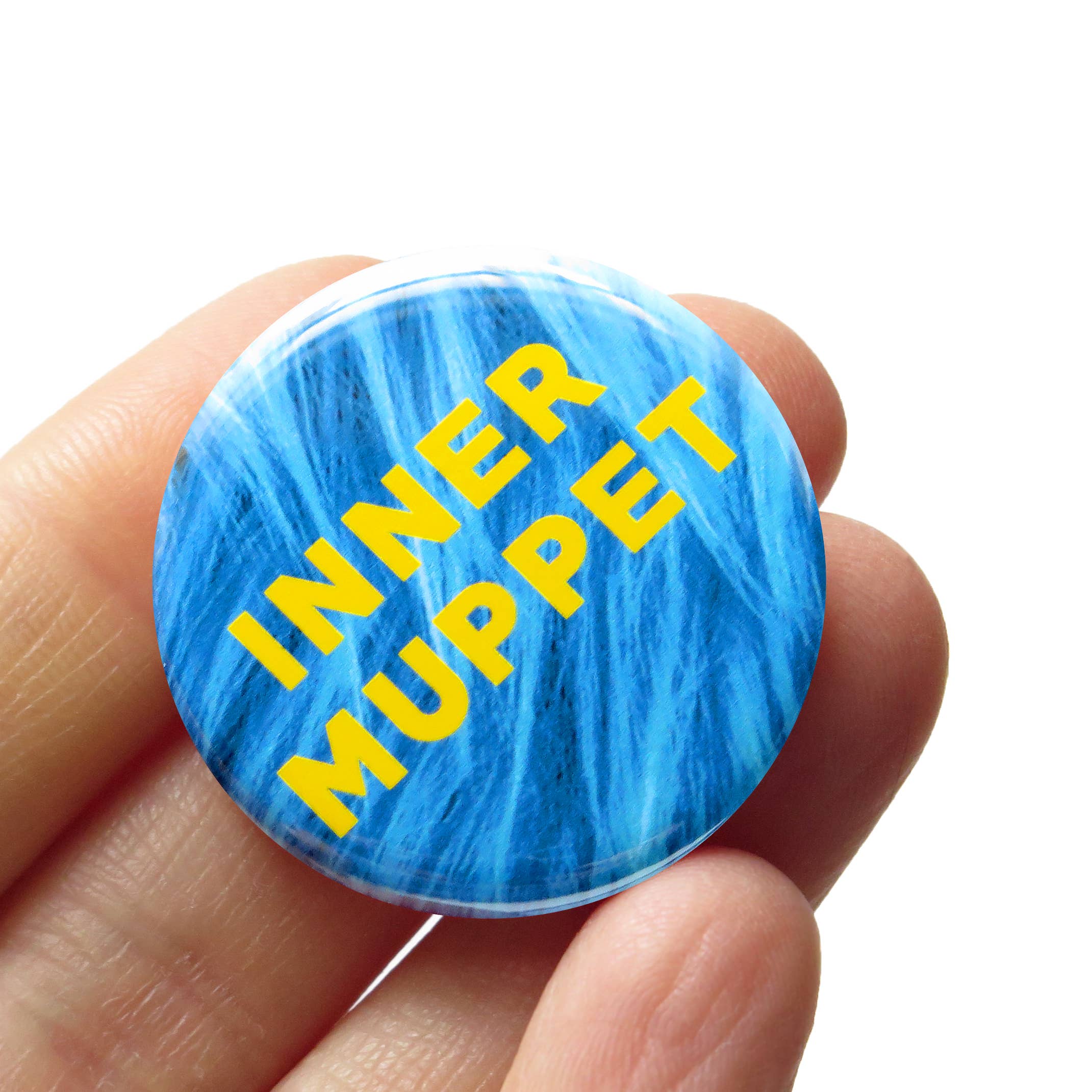 Word For Word Factory - Wholesale Lapel Pin/Button - INNER MUPPET 1.25" pinback button0