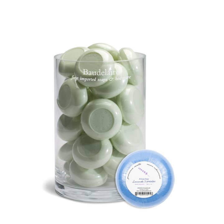 Lavender 7oz - Cylinder & 24 Bars for wholesale by Baudelaire