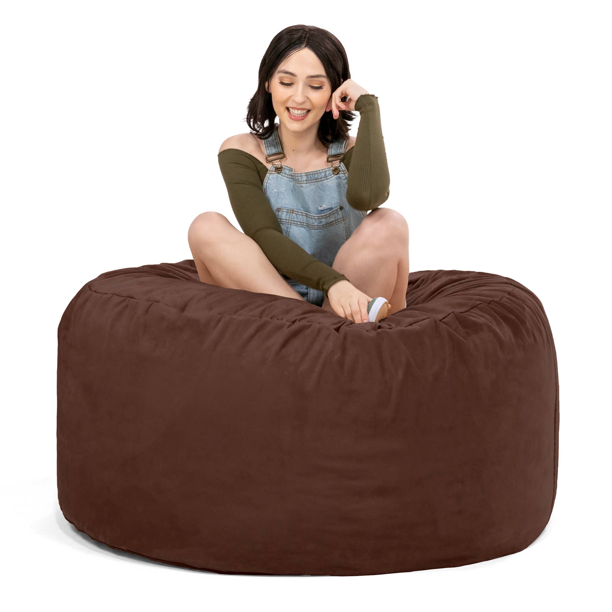 LuvU - Wholesale Chair - Jaxx Saxx 4 Foot Round Bean Bag w/ Removable Cover10