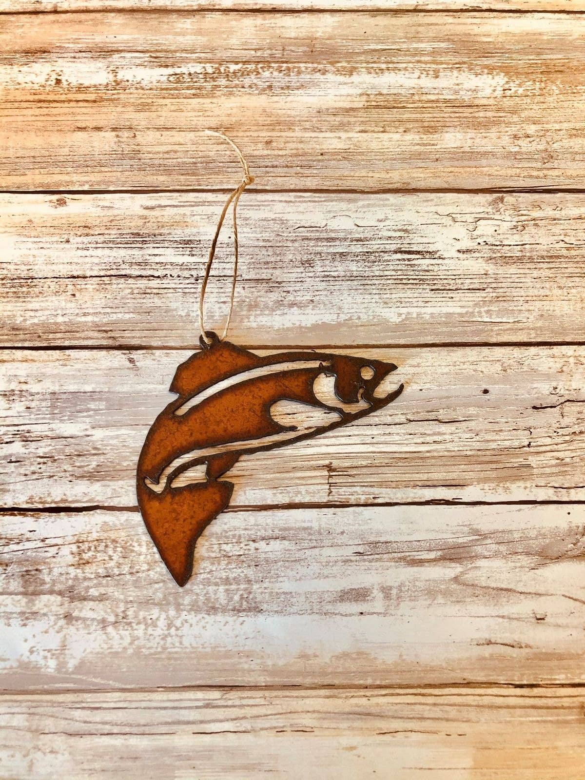 Universal Ironworks USA - Wholesale Ornament - Trout Rustic Lodge  Ornament1