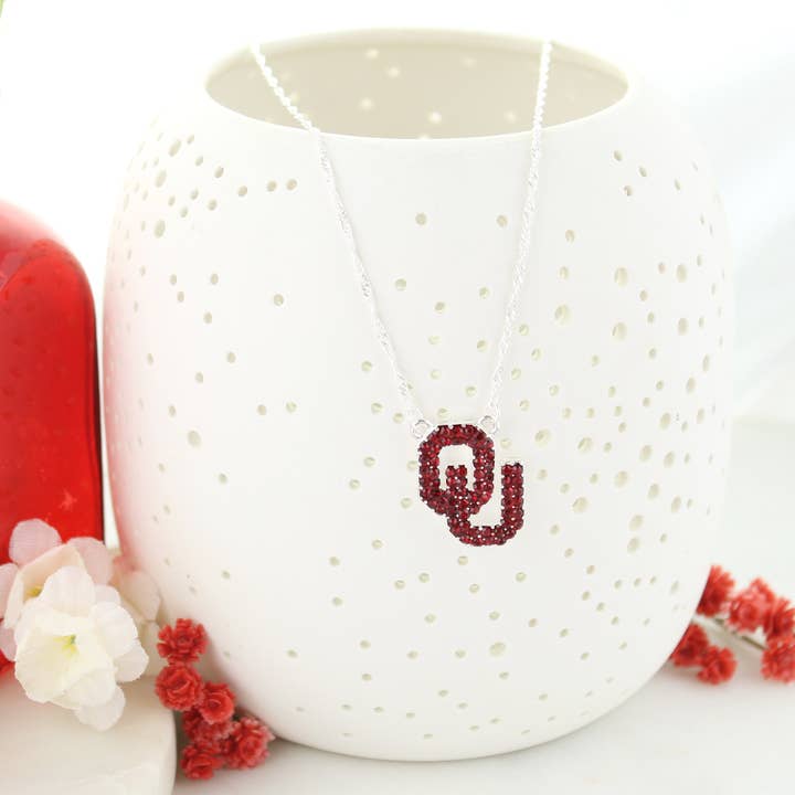 Collana con logo Oklahoma per la vendita all'ingrosso da parte di Seasons Jewelry