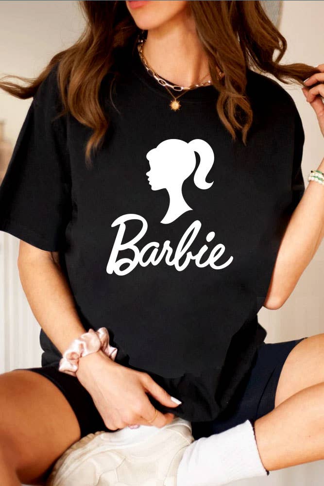 Top Avenue - Wholesale Screen Printed T-Shirt - Women's - Hot Barbi, Unisex Round Neck T-Shirt15
