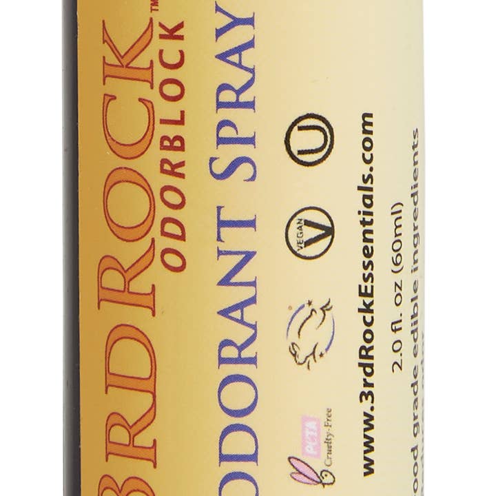 OdorBlock Deodorant Spray för wholesale av 3rd Rock Essentials