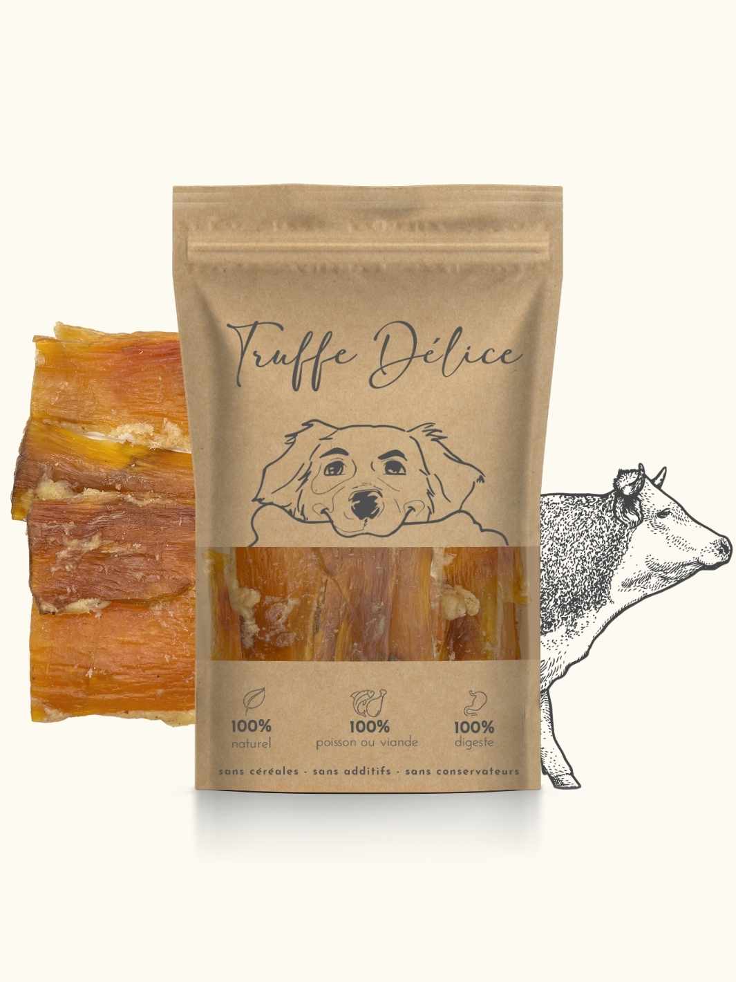Truffe Délice - Vendita all'ingrosso Snack - Cani - Tendini di manzo