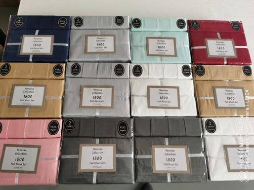 Bed Bath Fashions - Wholesale Sheet set - Vanessa 1800 Series Solid Microfiber 6 Piece Sheet Set