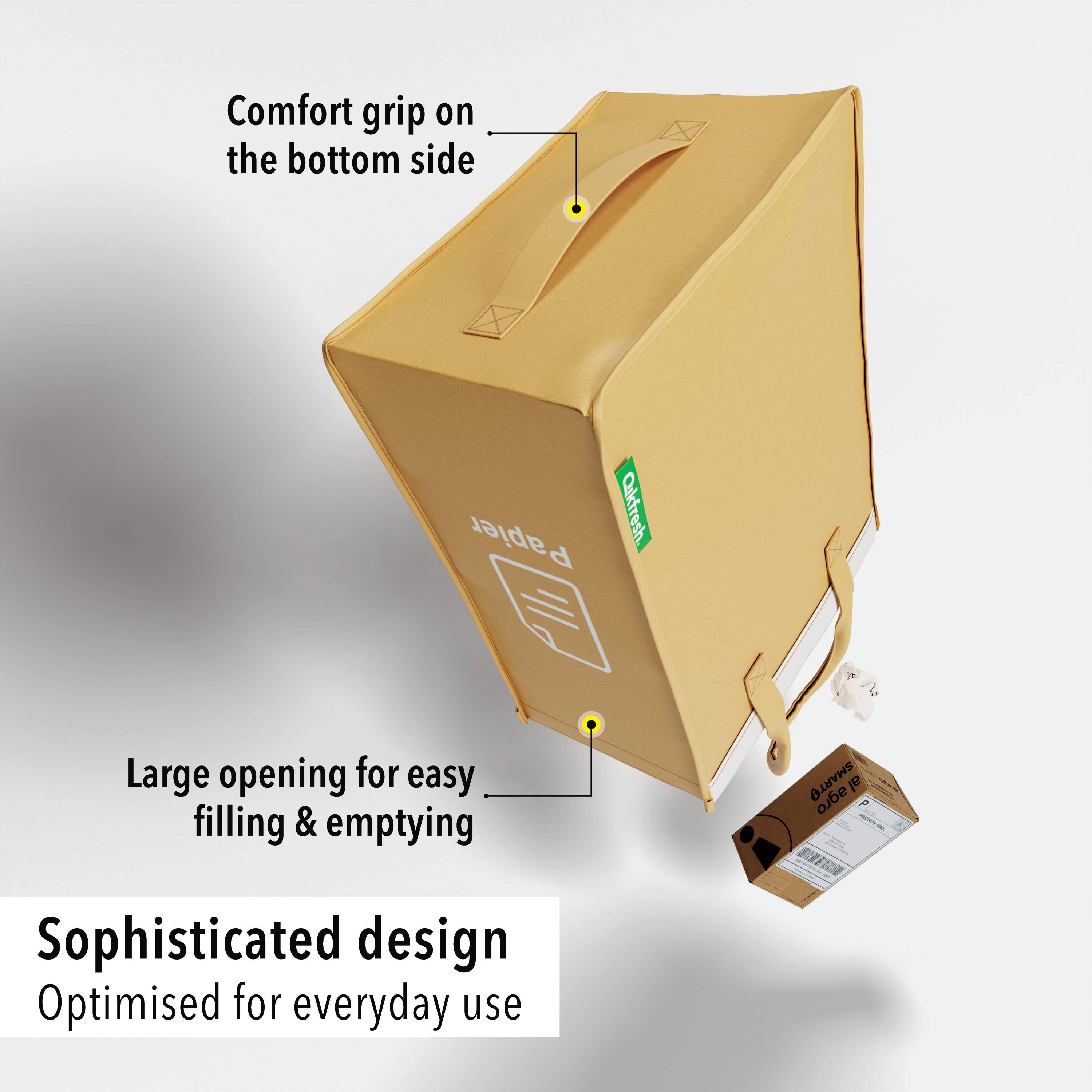 Qikfresh - Wholesale Kitchen Storage/Organizer - Waste separation system (set of 3)6