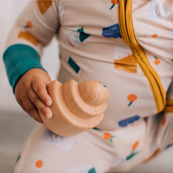 Tangerine Rêve - Wholesale Jumpsuit - Baby - Pancake Mix Convertible Romper3