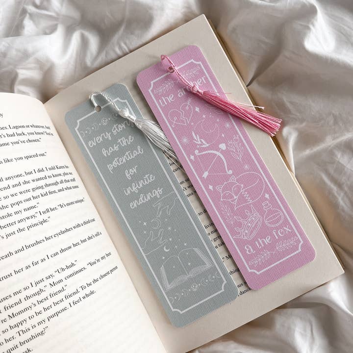 Fleurs on Sunday - Wholesale Bookmark - The Archer & The Fox Bookmark | Once Upon A Broken Heart Bookmark | Romantasy Bookmark | Romantasy Era | Romance Fantasy Bookmark2
