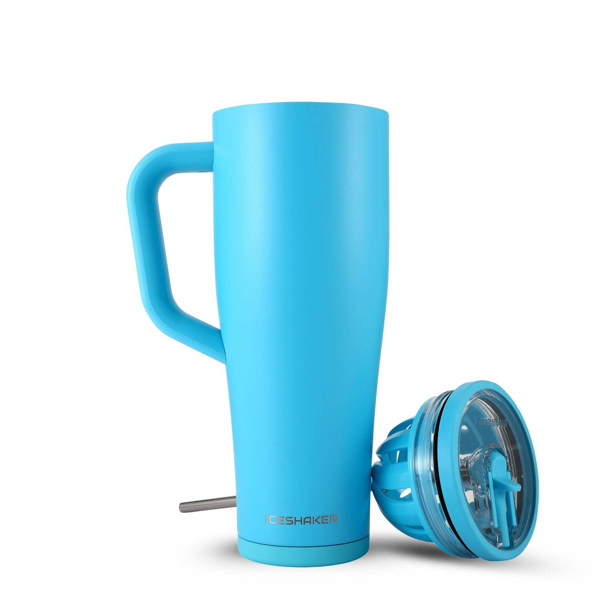 Ice Shaker - Wholesale Insulated mug/tumbler - 40oz Legend Series Shaker Bottle - Caribbean Blue1