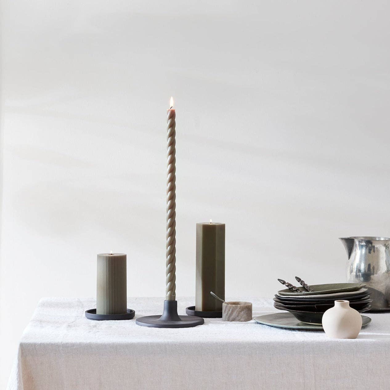 The Floral Society - Vente Bougies/bougeoirs coniques - Bougies coniques fantaisie de 18 pouces6