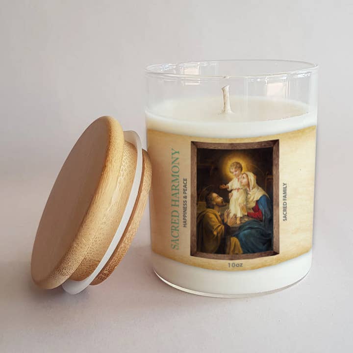 Bougie Sacred Harmony - Anges et Saints pour la vente par Seven Souls Botanicals