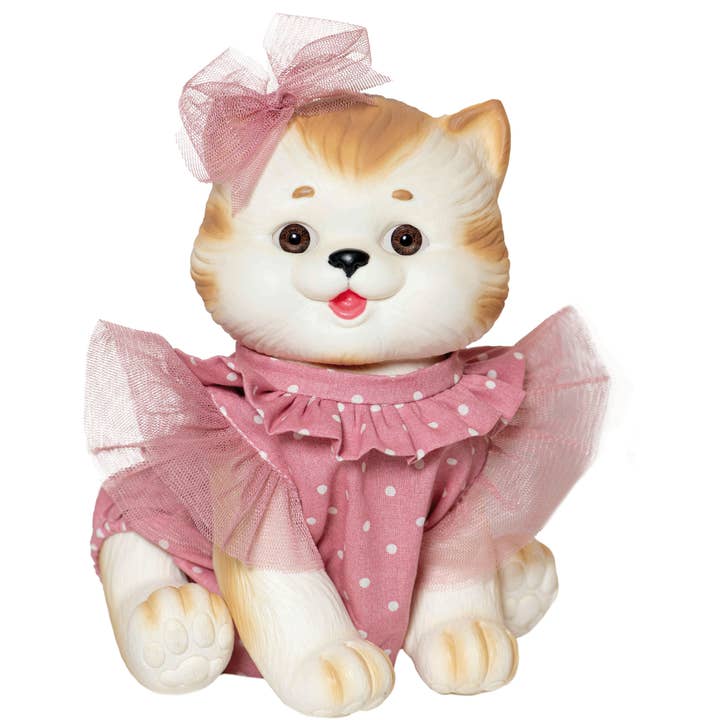 MUÑECAS ROSATOYS, S.L. - Wholesale Doll - Kids - White Cat Brown Stripes