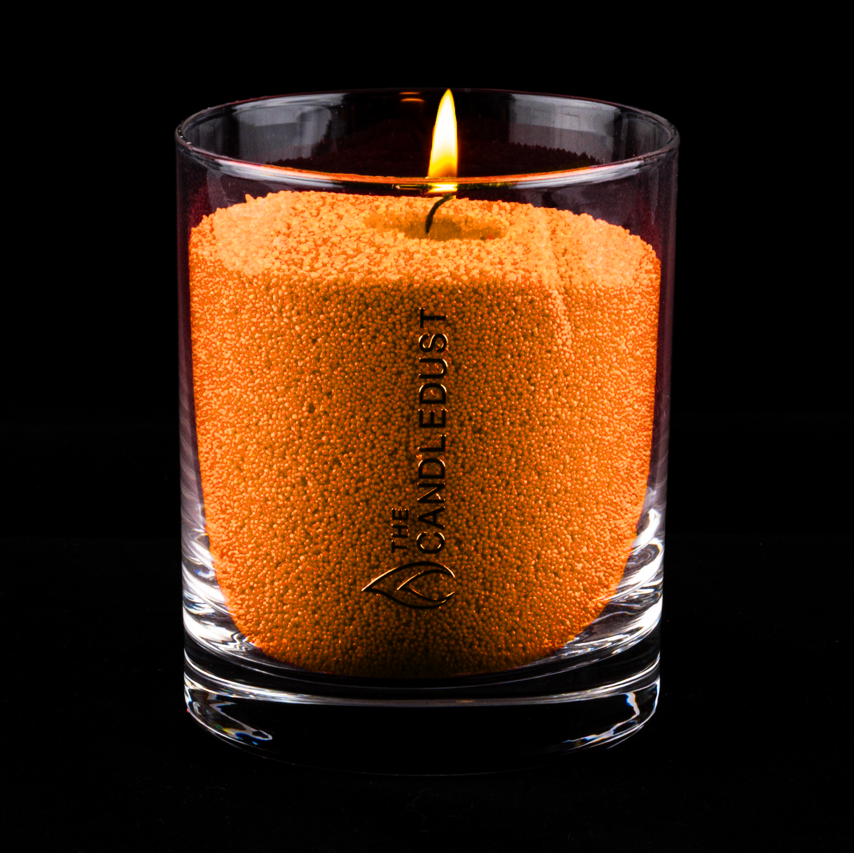 The Candledust - Wholesale Jar/Filled Candle - Orange Unscented Candle Sand candle 160g1