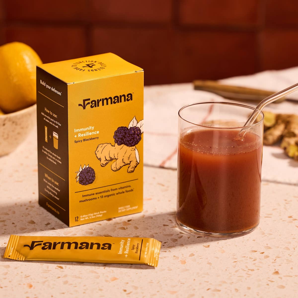 Farmana - Wholesale Powdered Health Drink - Immunity + Resilience - Functional Superfood Immune Blend4