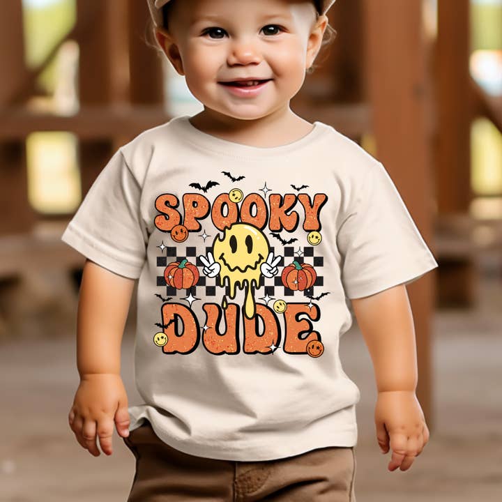 Spooky Dude Boy Halloween-skjorta för wholesale av The Countryside Cottage