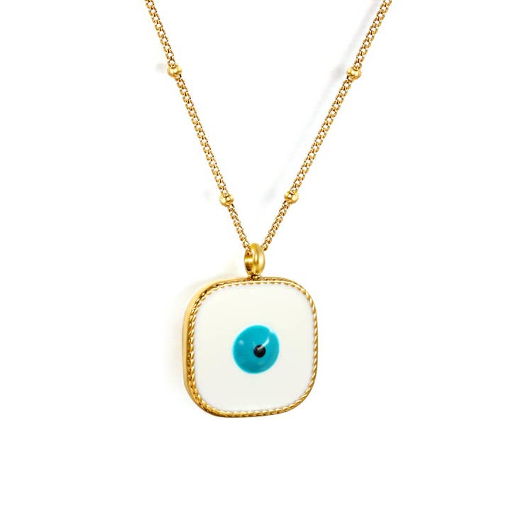 Aulala Eye Pendant Necklace for wholesale by AULALA IBIZA