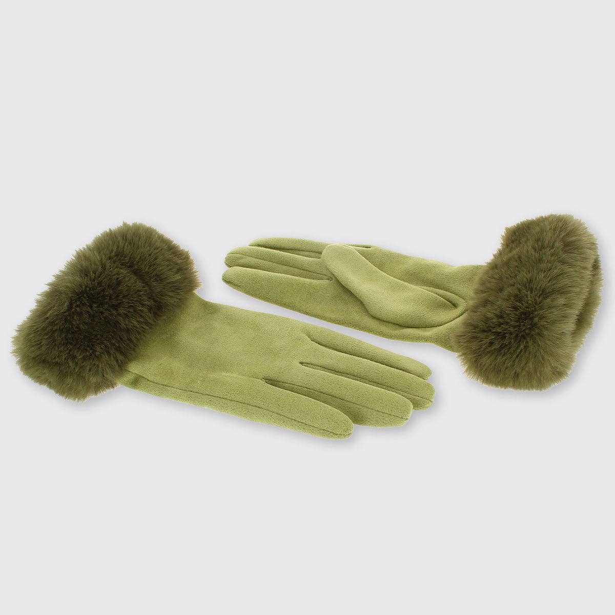 Forever England / Millie Mae – wholesale Gloves – Women's – Gloves with Faux Fur Edge7