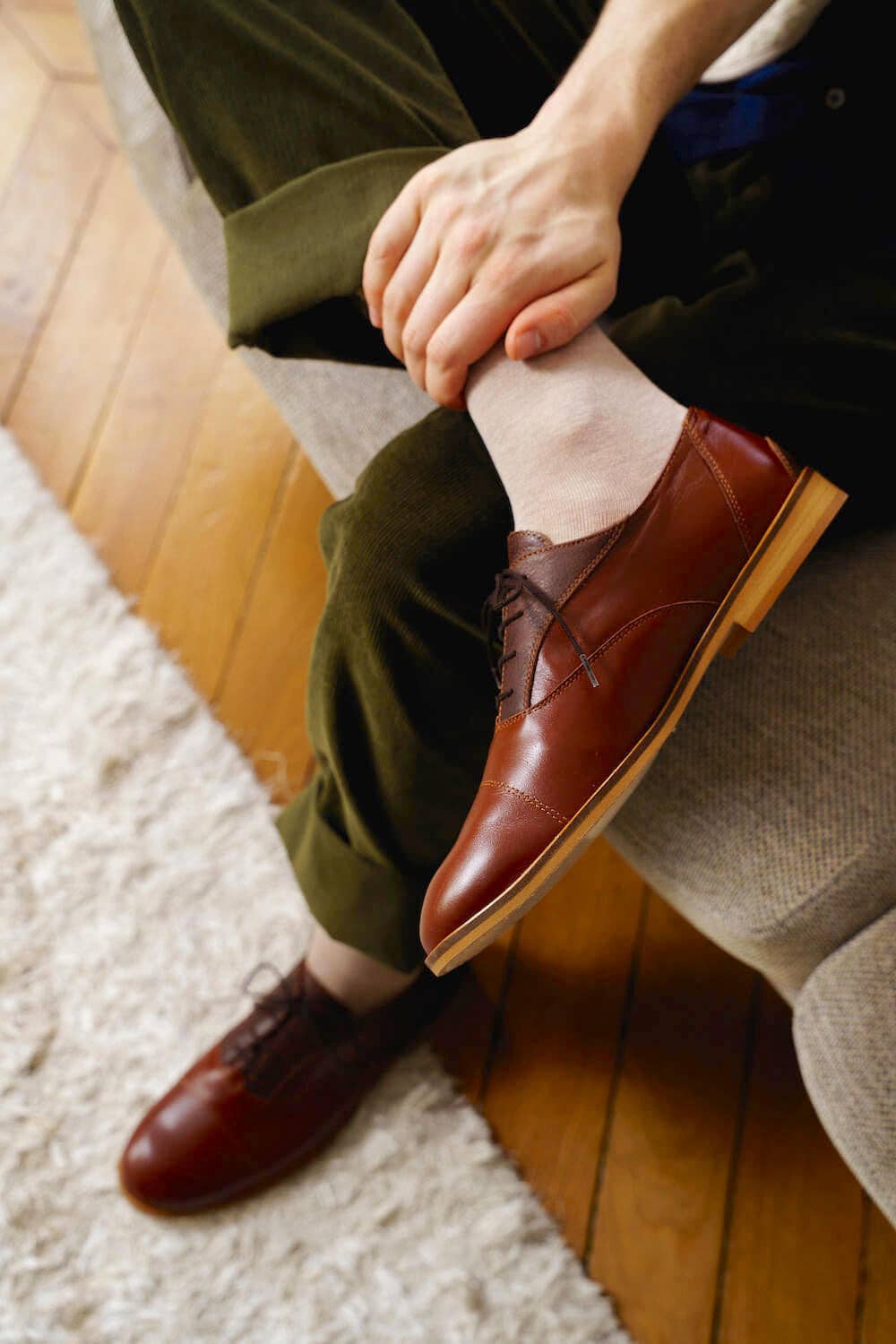 Swivells - Wholesale Derby Shoes - Women's - Oscar - Derbies Marron en Cuir3