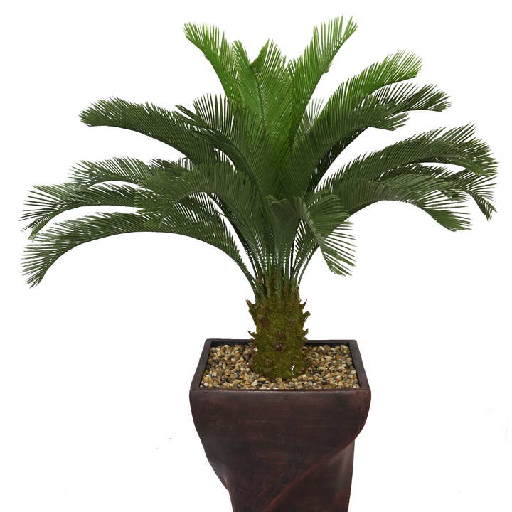 48" Artificial Cycas Palm Tree for wholesale by Vintage Home