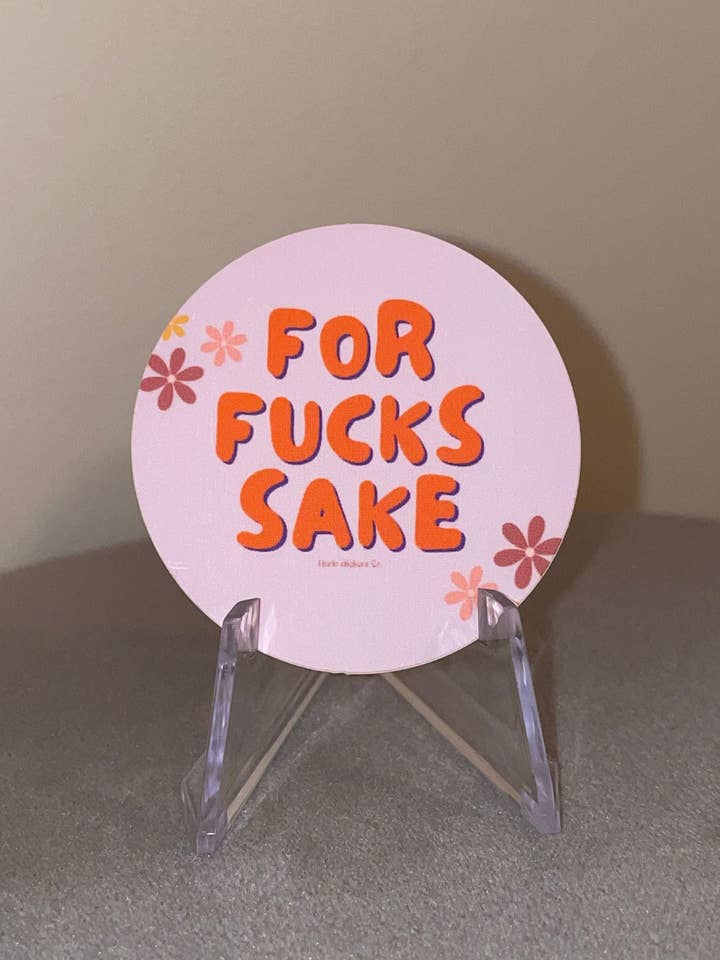 Adesivo "Per l'amor del cielo" adesivo divertente adesivo rosa per la vendita all'ingrosso da parte di Harlo stickers