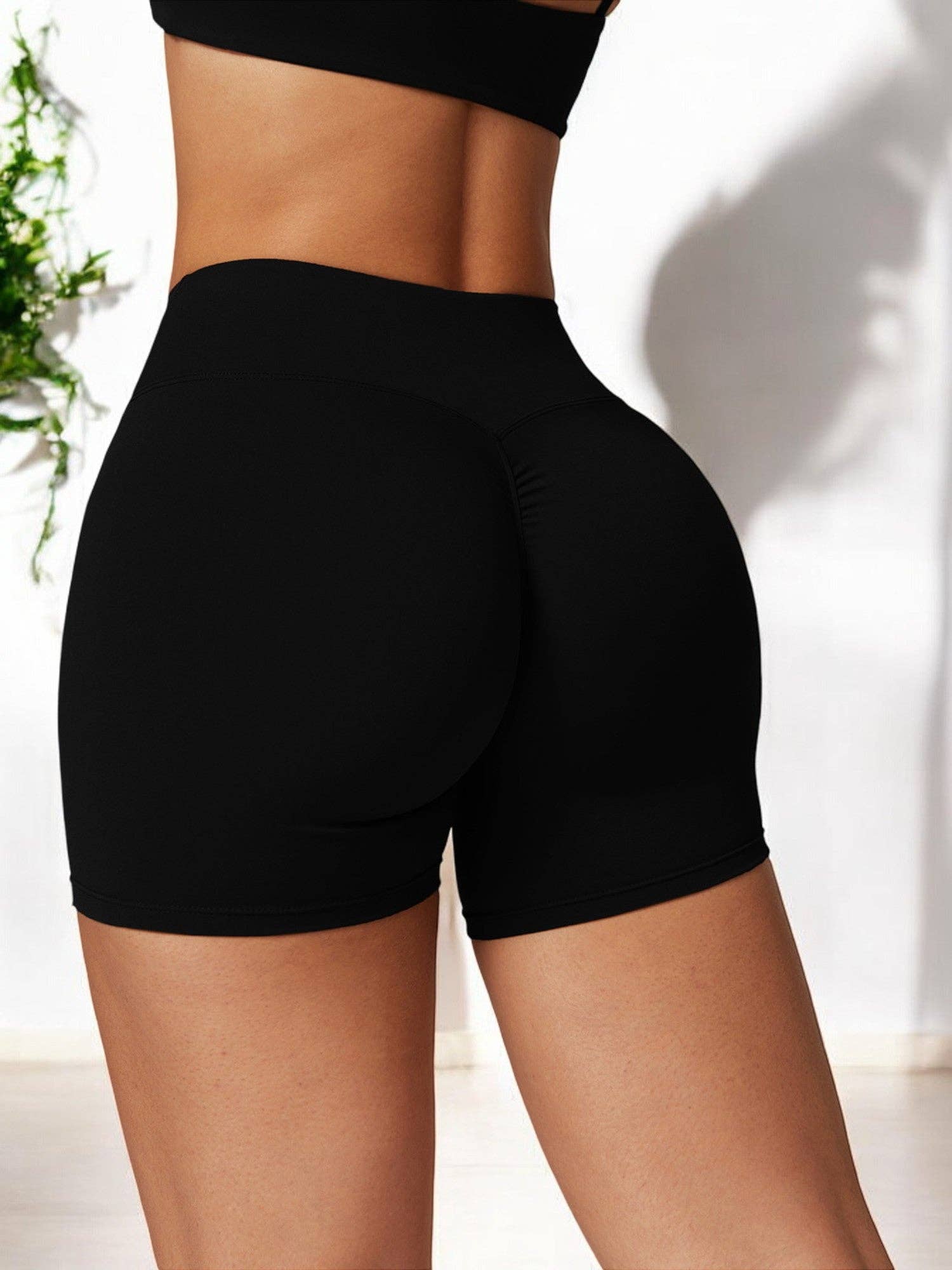 Active by Anna-Kaci - Vendita all'ingrosso Pantaloncini sportivi - Donna - Shorts sportivi modellanti senza cuciture a vita alta1