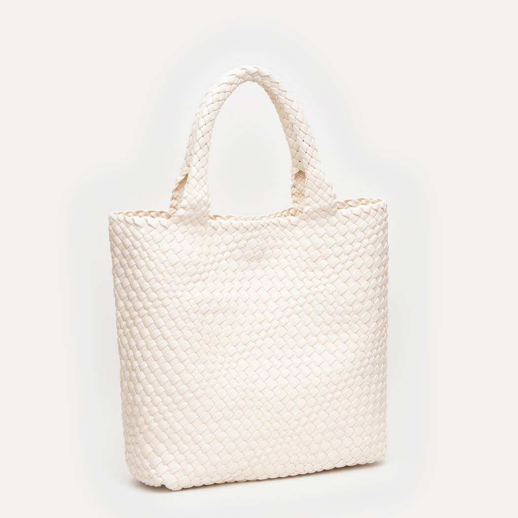 Fashion City – wholesale Tote bag – Women's – Woven Braided Tote Bag With Wristlet Pouch7