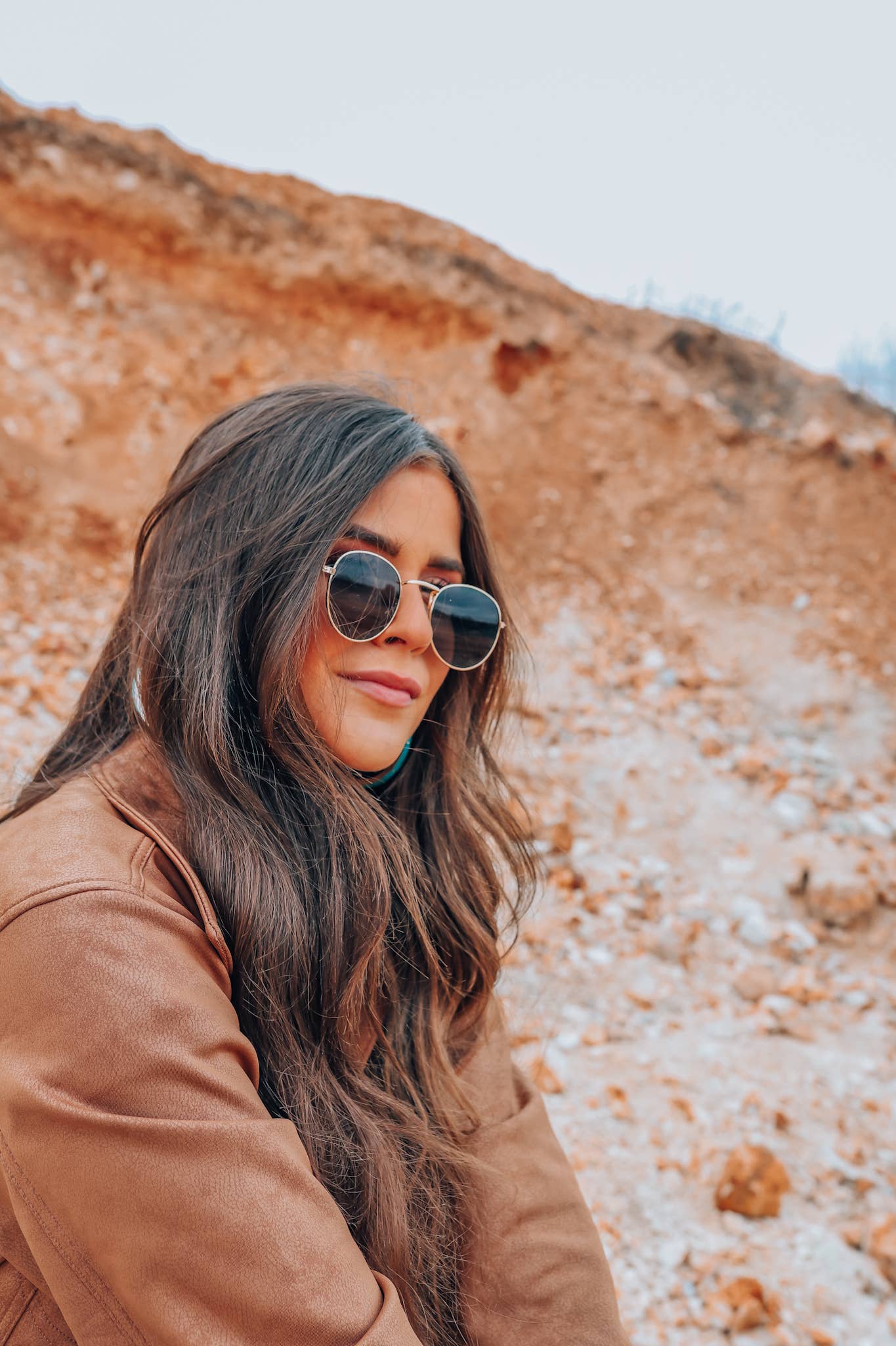 The Front Porch Label - Wholesale Sunglasses - Women's - Gold Round Lens Sunglasses2