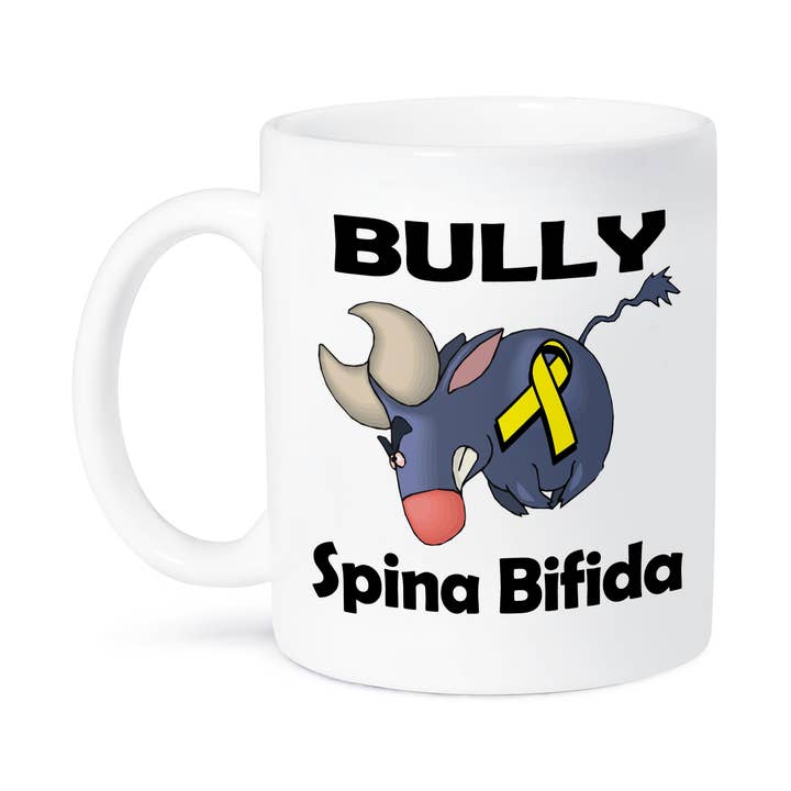 3dRose - Vente Tasse à café - 3dRose, Ruban de sensibilisation à la spina bifida Bully Cause Design, Tasse8