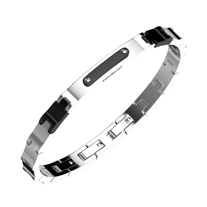 CLAB01WB - Bracelet en acier 316L avec traitement IP pour la vente par BIKKEMBERGS