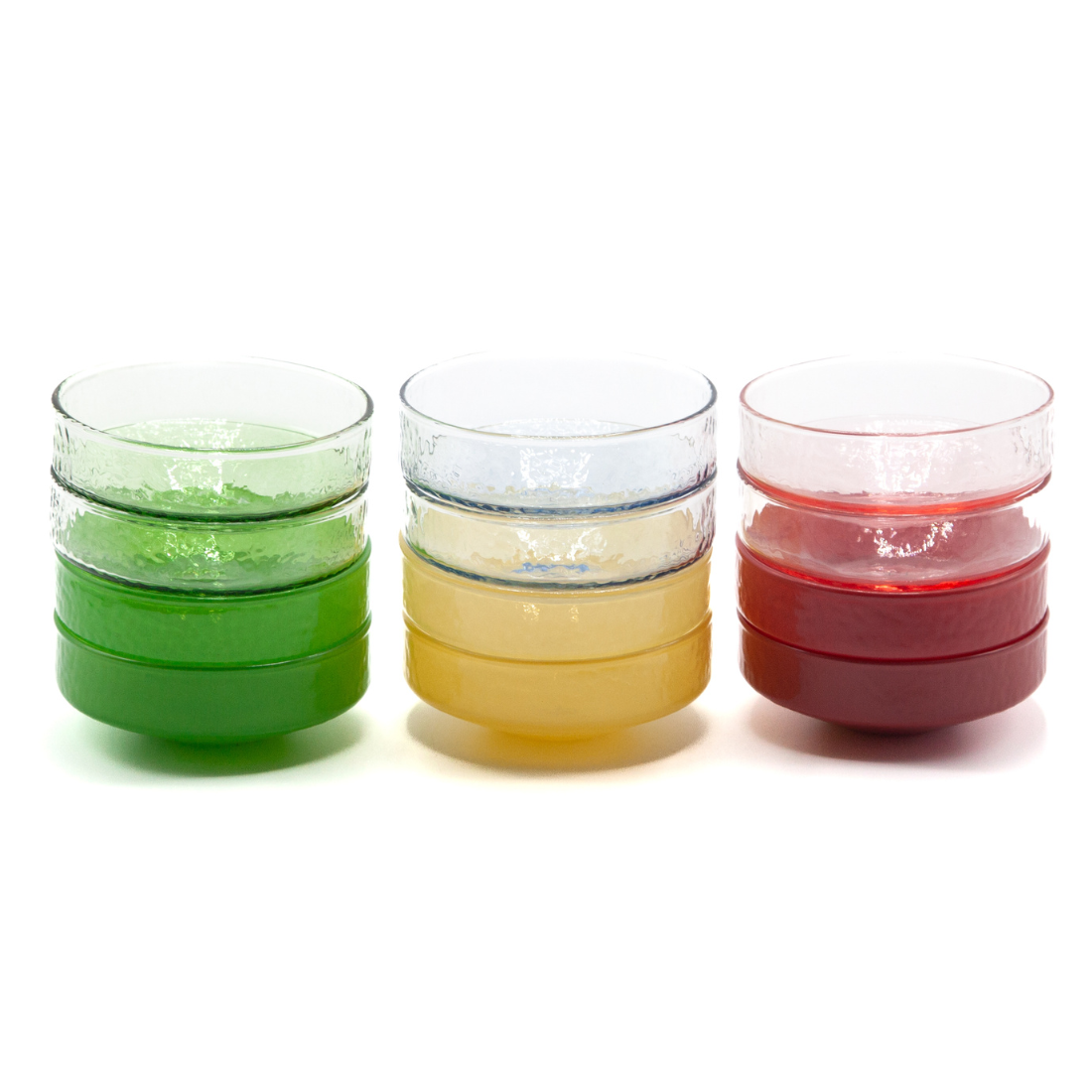 Brût Home and Glassware – wholesale Serving bowl – Bowl Claude | set of 4 | blue / topaz4