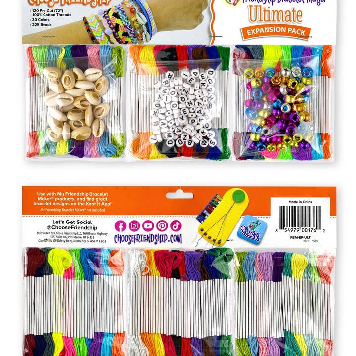 Choose Friendship – wholesale DIY Jewellery – Child – My Friendship Bracelet Maker Ultimate Expansion Pack 2