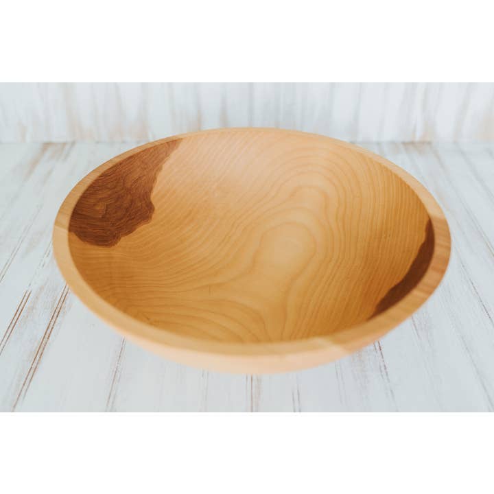 Holland Bowl Mill – Tigela por atacado – Faia - Natural - Tigela/Acabamento a Óleo de 17"1