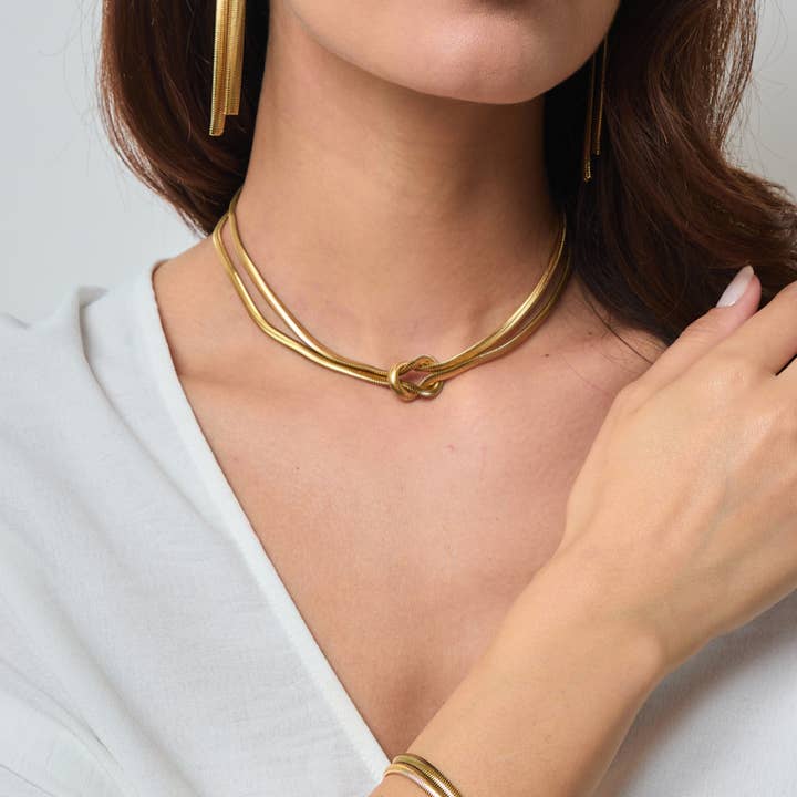 BYREN | ÉLINE L'ATELIER - Vendita all'ingrosso Orecchini pendenti - Orecchini in acciaio inossidabile 124AQ2673