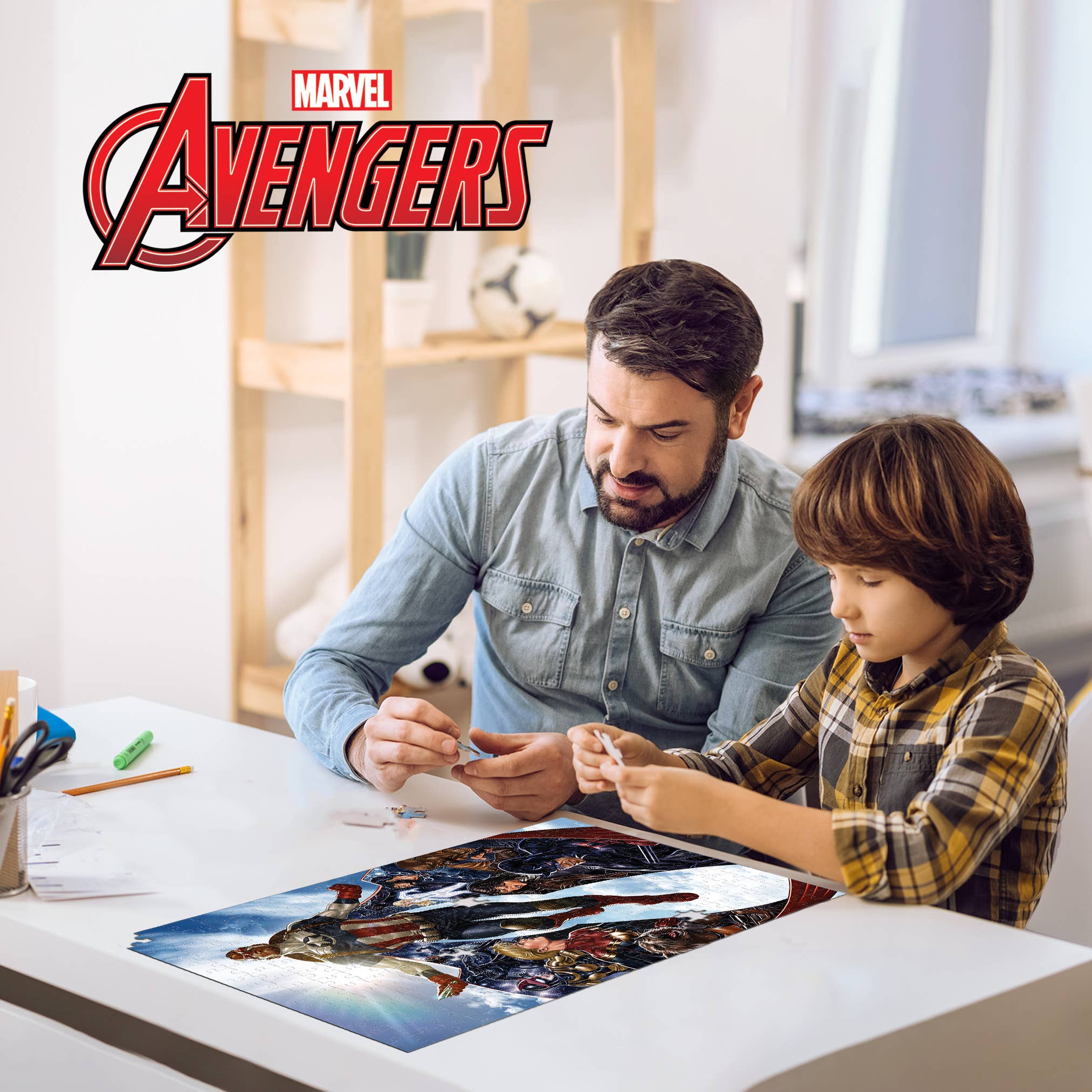 Primemotion, Inc - Wholesale Puzzle - Adult - Marvel Captain America Falcon 300pc 12x18"1