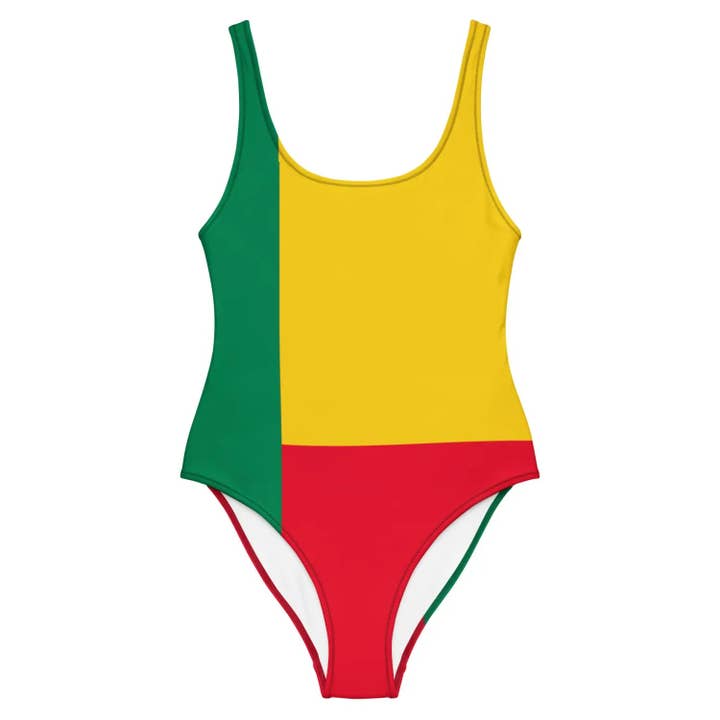 Pixelforma – wholesale Baddräkt - Dam – Baddräkt 1 Del Benin Flagga