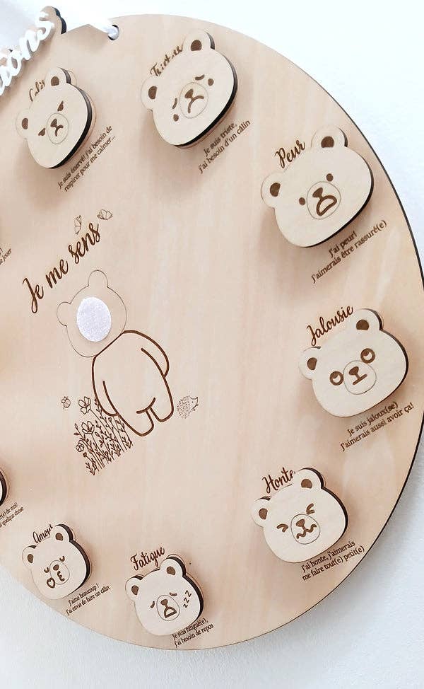 Playwood&Cie - Vente Jouet en bois – enfant - Cercle Éducatif En Bois | Mes Émotions3