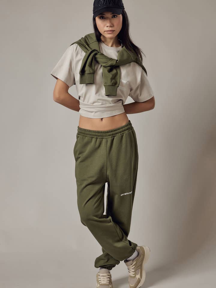 Joggers Lös Passform Unisex för wholesale av OWN OFF WITH NATURE