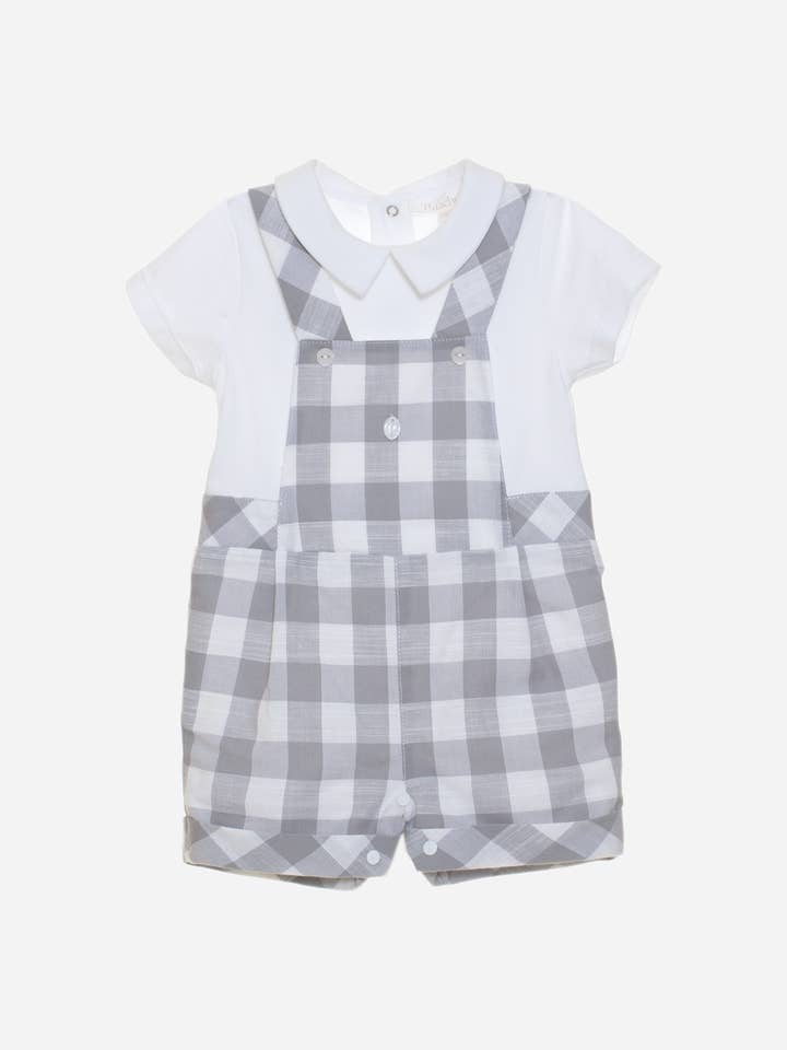 Boys blue romper for wholesale by Patachou